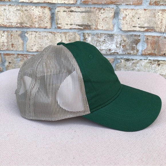 Ducks Unlimited Canvas Mesh Back Trucker Style Green Tan Cap - Picture 4 of 11